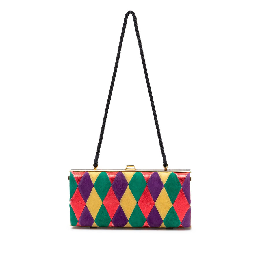 Miu Multicolor Velvet Harlequin