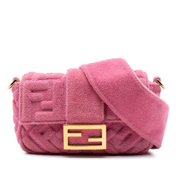 Fendi Baguette Nm Bag Zucca Embossed