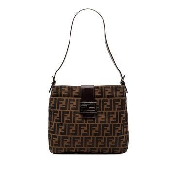 Fendi Vintage Shoulder Bag Zucca Canvas