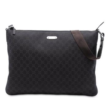 Gucci Zip Top Messenger Bag Gg Coated
