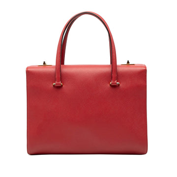 Prada Turnlock Compartment Shoulder Bag