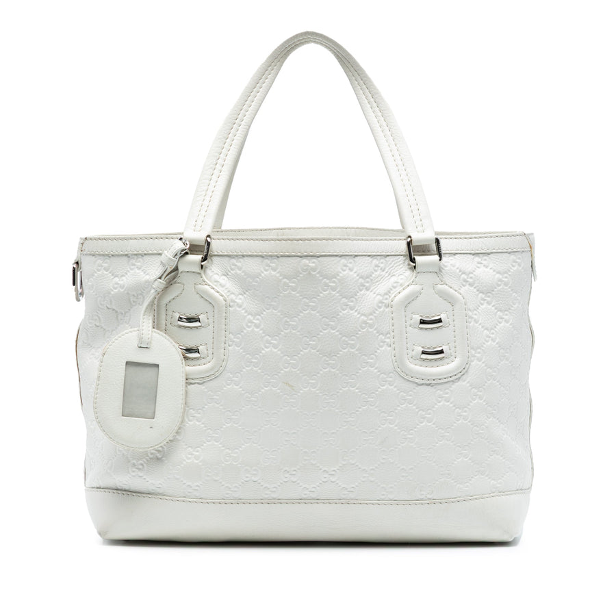 Emily Chain Flap Bag Guccissima Leather