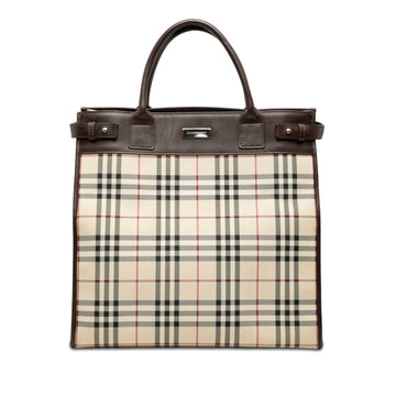Burberry Golderton Tote Haymarket Coated