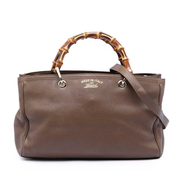 Gucci Bamboo Shopper Tote Leather Medium
