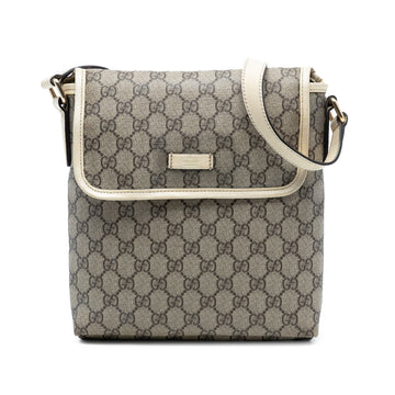 Gucci Flap Messenger Gg Coated Canvas