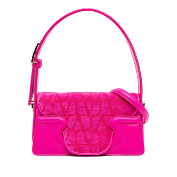 Valentino La Petit Leather Trimmed Toile