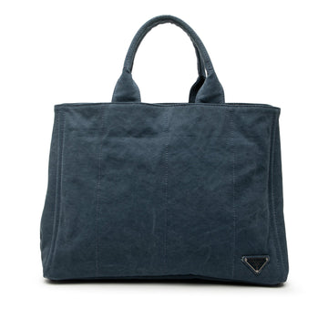 Prada Canapa Tote Denim Large
