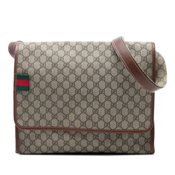 Gucci Web Loop Messenger Gg Coated