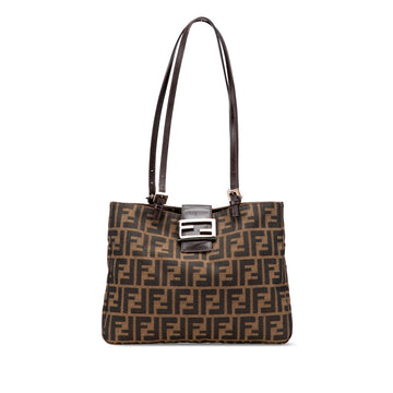 Fendi Vintage Shoulder Bag Zucca Canvas
