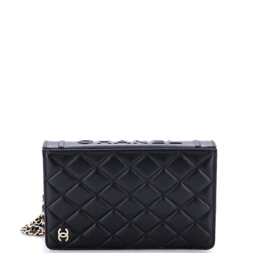 Chanel Book Wallet On Chain Quilted
