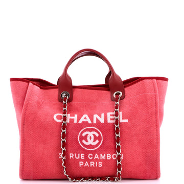 Chanel Deauville Tote Canvas Medium