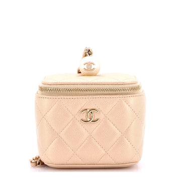 Chanel Classic Pearl Vanity Case With