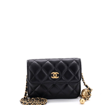 Chanel Pearl Crush Flap Clutch With