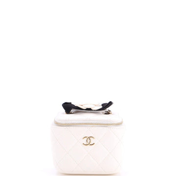 Chanel Camellia Bow Vanity Case With