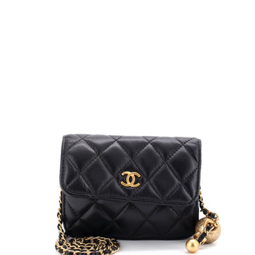 Chanel Pearl Crush Flap Clutch With