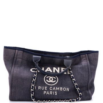 Chanel Deauville Tote Denim Medium