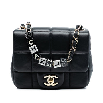 Chanel Monacoco Logo Blocks Square Flap