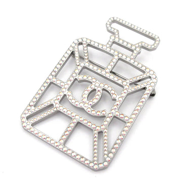 Chanel Silver Clear Hardware Rhinestones