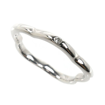Chanel Camellia Ring 18K White Gold With