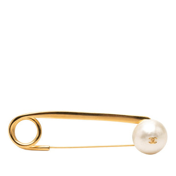 Chanel Cc Logo Brooch Metal