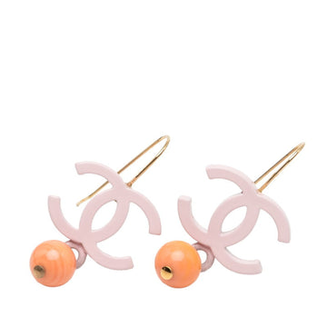Chanel Cc Logo Earrings Metal