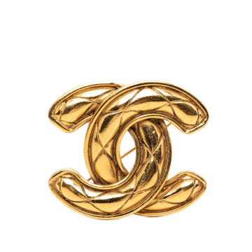 Chanel Cc Logo Brooch Metal
