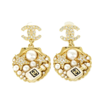 Chanel Earrings Gold-Tone Metal