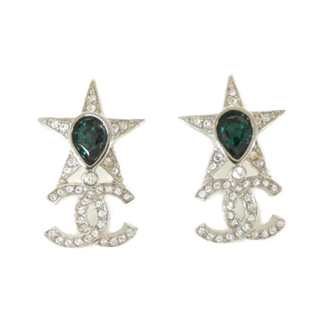 Chanel Earrings Silver-Tone Metal