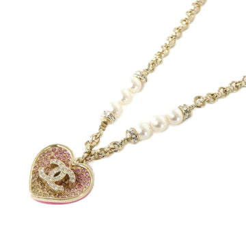 Chanel Pendant Necklace Metal With