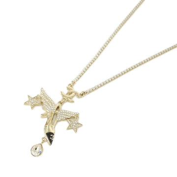 Chanel Pendant Necklace Metal With