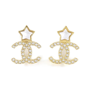 Chanel Earrings Gold-Tone Metal