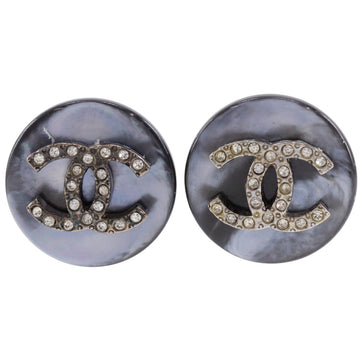 Chanel Cc Logo Clip-On Earrings Metal
