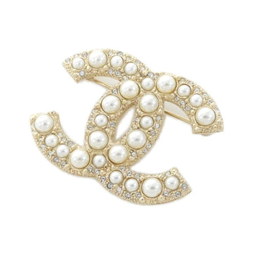 Chanel Brooch With White Crystal