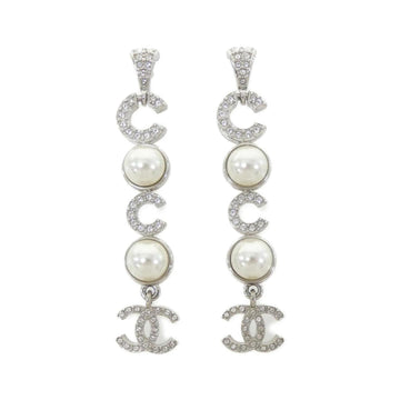 Chanel Earrings Silver-Tone Metal