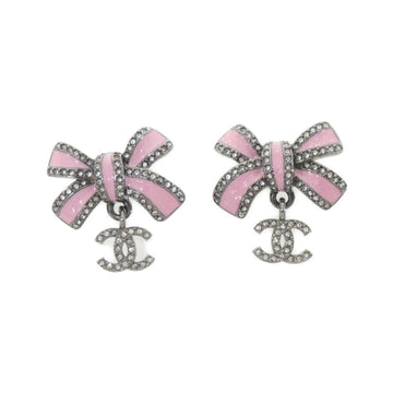 Chanel Earrings Silver-Tone Metal