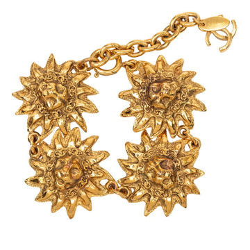 Chanel Vintage Lion Motif Chain Bracelet