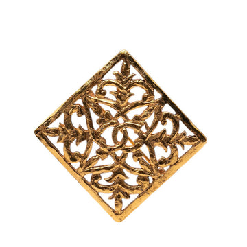 Chanel Cc Logo Brooch Metal
