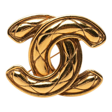 Chanel Cc Logo Brooch Metal