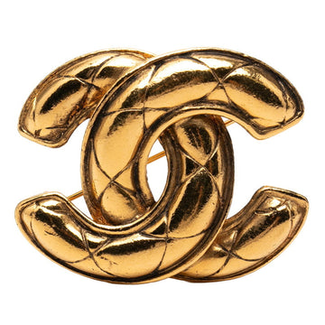 Chanel Cc Logo Brooch Metal
