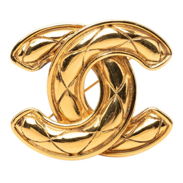 Chanel Cc Logo Brooch Metal