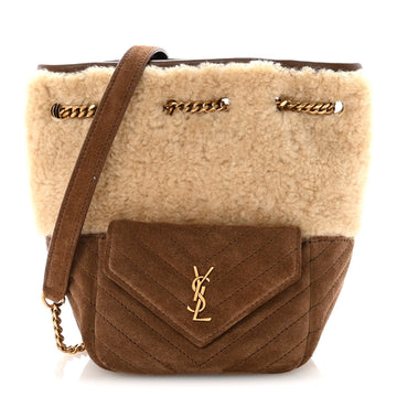Saint Laurent Shearling Suede Joe Nano