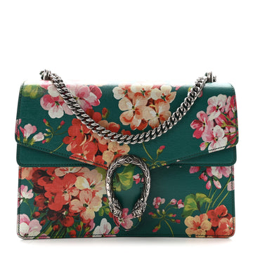 Gucci Calfskin Blooms Print Medium