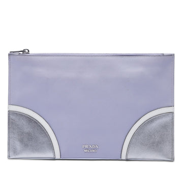 Prada Tricolor Saffiano Clutch Pre-Loved