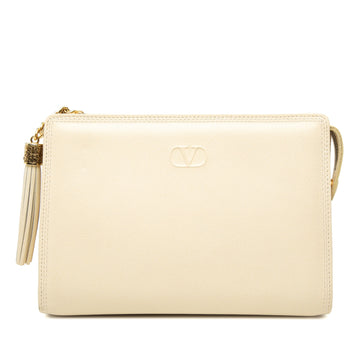 Valentino Grainy Calfskin Vlogo Tassel