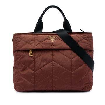 Prada Impuntu Tessuto Satchel Pre-Loved