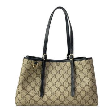 Gucci Gg Emblem Medium Tote Bag Beige