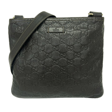 Gucci Guccissima Dark Brown Leather