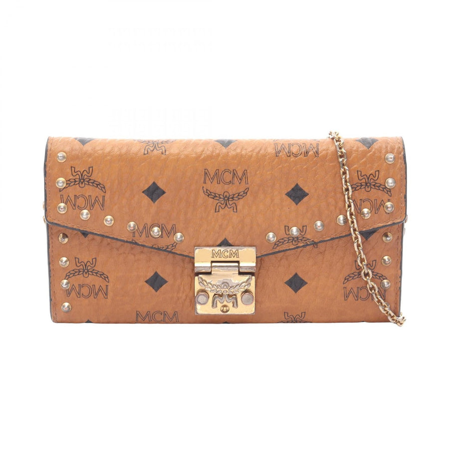 Mcm Patricia Visetos Chain Shoulder Bag