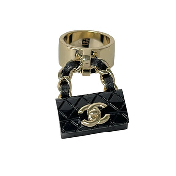 Chanel Coco Gold Black Metal Resin