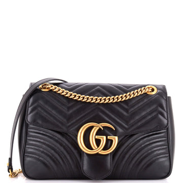 Gucci Gg Marmont Flap Bag Matelasse